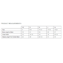 SizeChart